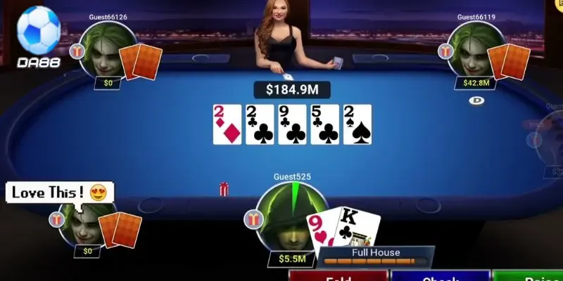 Giới thiệu về trò chơi Poker DA88